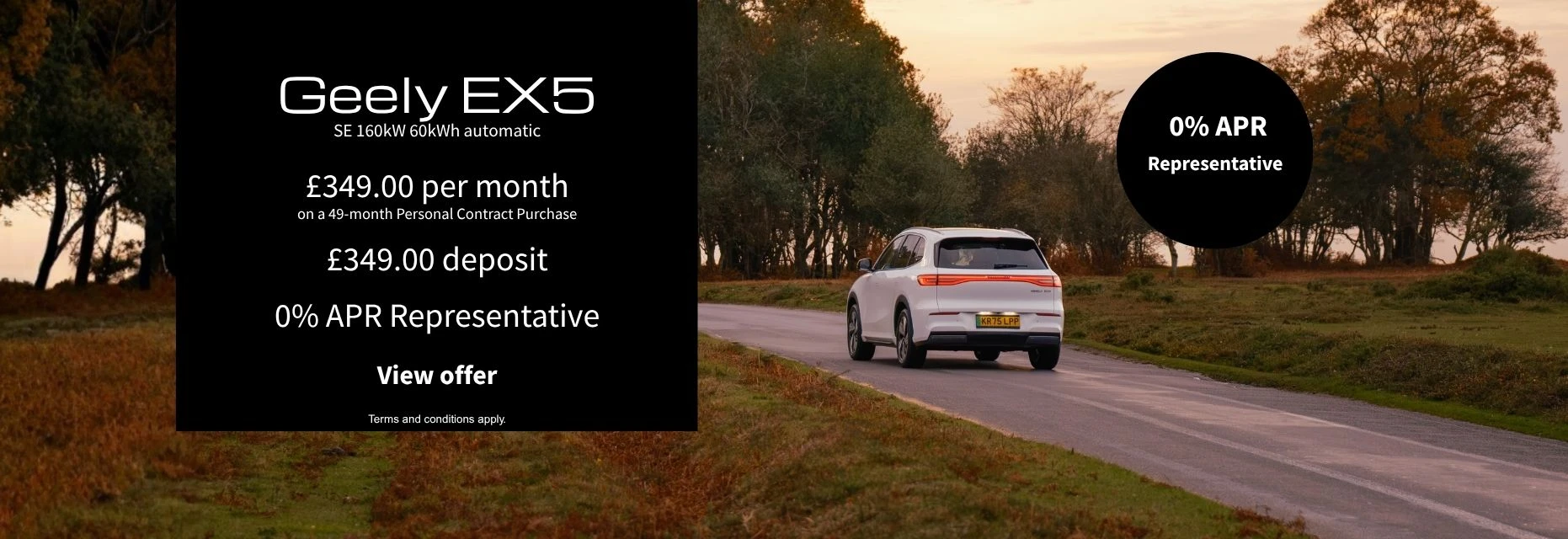 Geely EX5 - Q2 offer